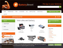Tablet Screenshot of batterystreet.be